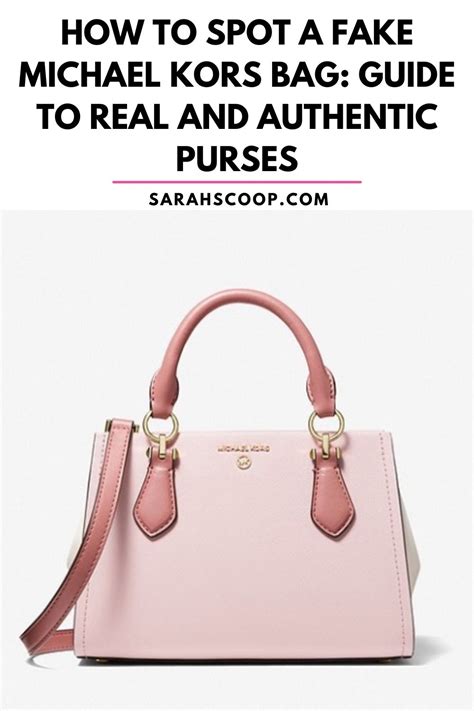 how to identify fake michael kors bag|michael kors authenticity.